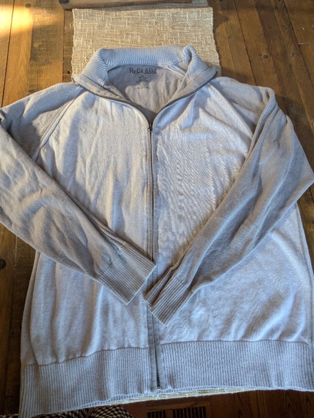 ReClaim Zip Up Cardigan